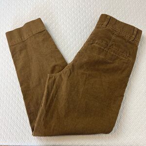COS Women's Size 2 Brown Corduroy Wide  Pleated Casual Neutral Pants Trousers